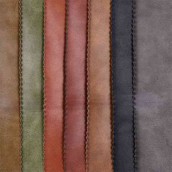 Wholesale Popular Brushed Artificial PU Leather Fabric faux Raw materials For Making men Shoes