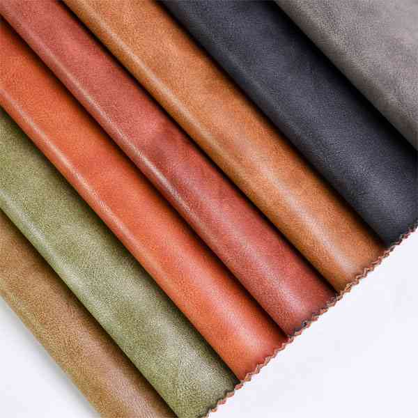 Wholesale Popular Brushed Artificial PU Leather Fabric faux Raw materials For Making men Shoes