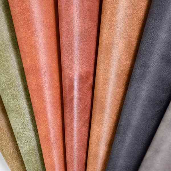 Wholesale Popular Brushed Artificial PU Leather Fabric faux Raw materials For Making men Shoes