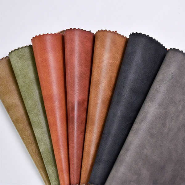 Wholesale Popular Brushed Artificial PU Leather Fabric faux Raw materials For Making men Shoes