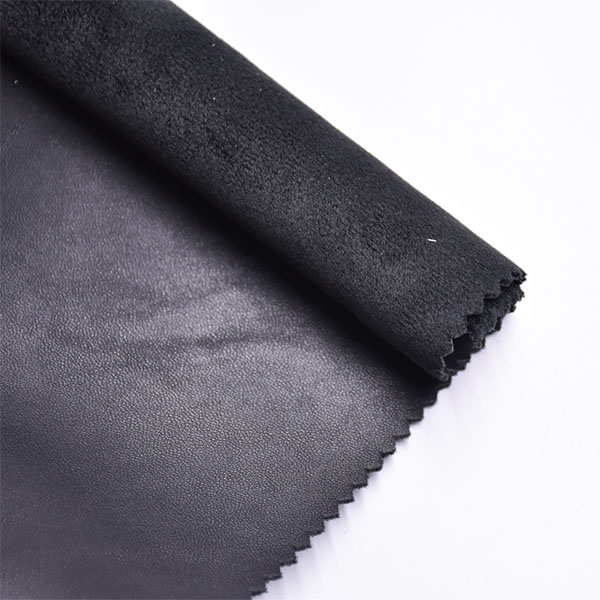 Wholesale Faux PU leather fabric High Quality Classic grain synthetic leather Brushed backing Raw material For Boots shoes