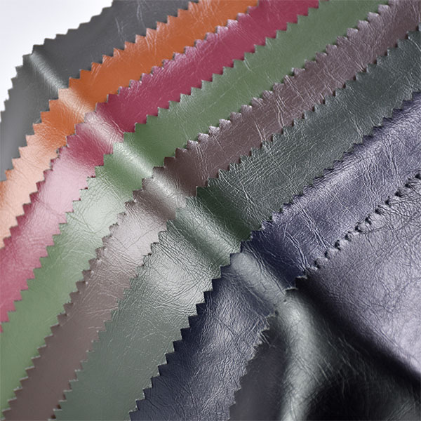 Hot sell Chinese factory eco friendly waterbase pu faux vegan leather 100%RPET suede backing material for garment making material
