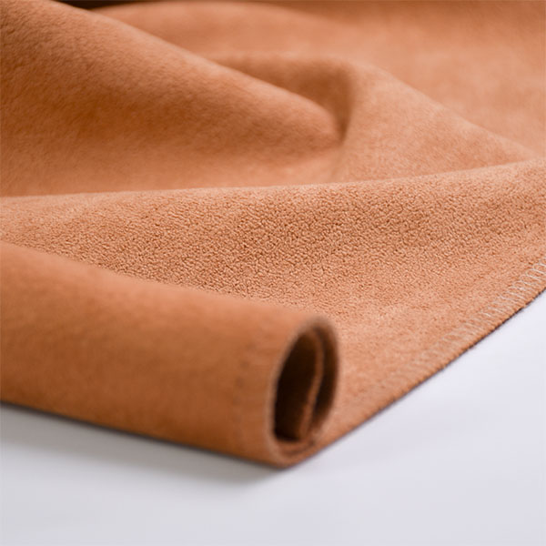 Wholesale cheap 100% Polyester Imitation leather pattern T400 Suede fabric Fake Microfiber backing textile fabric for Upholstery chair sofa