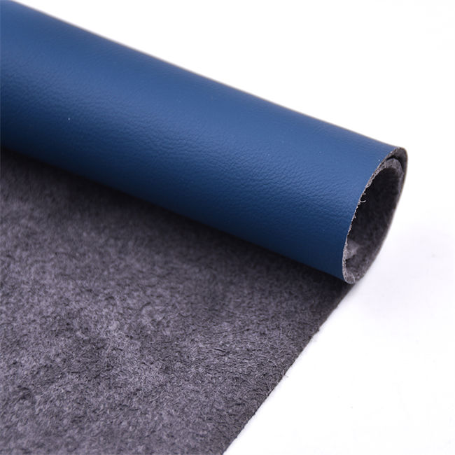 Eco friendly solvent-free pu leather fabric corn fiber backing for shoe