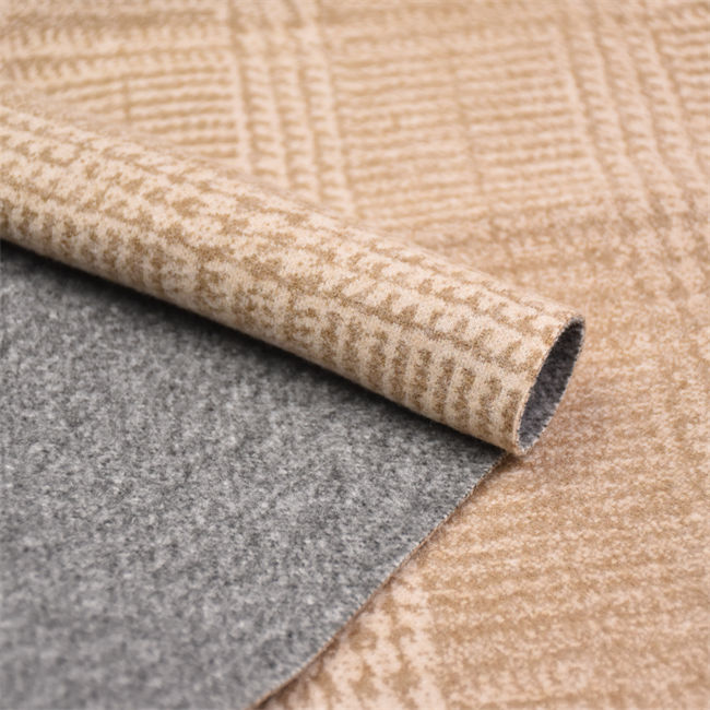 Home textile fabric 100% Polyester printing velet knitted sofa fabric for upholstery