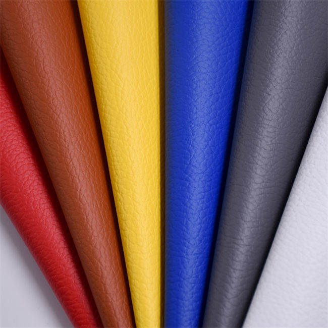 Automotive interior Lichee PVC leather fabric
