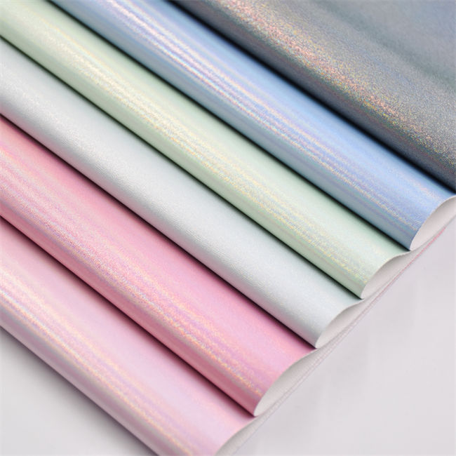 0.7MM Foil PU leather for lady shoe