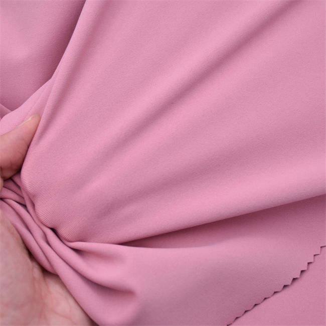 Eco Double-Sided Elastane Polyester Spandex fabric Breathable Elastic Recycled Sportswear Fabric Yoga Wear fabric