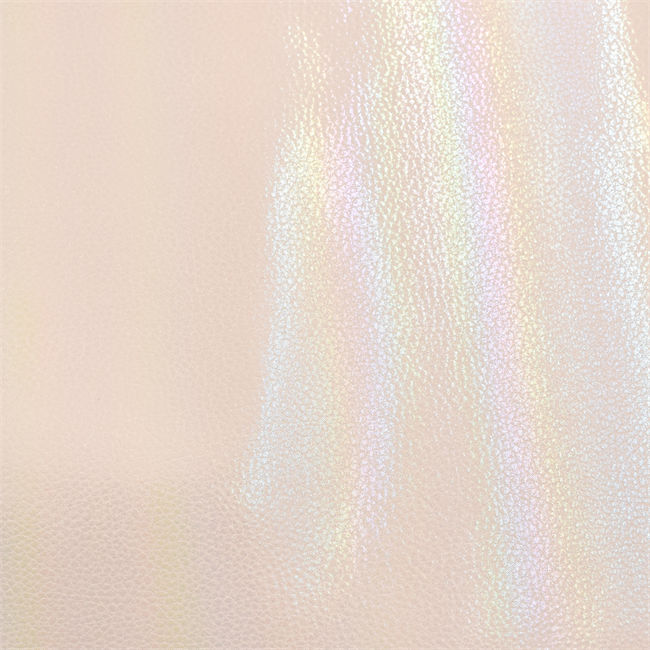 1.3MM Lichee Pattern Foil PU Leather for lady shoe
