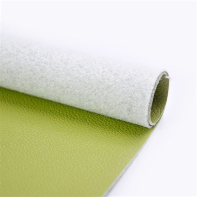 0.8MM Lychee pattern PVC leather for sofa