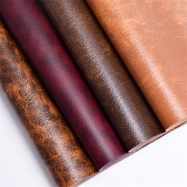 0.5MM Vintage two-tone PVC sofa leather
