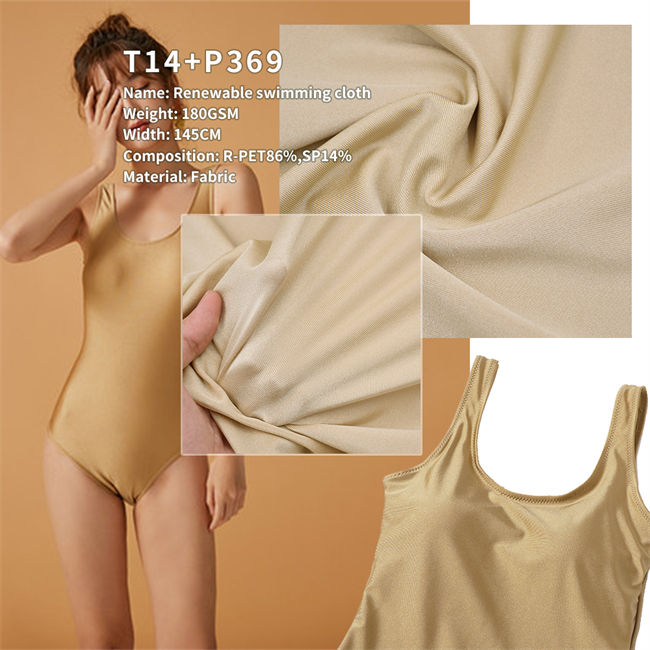 Quick Dry Poly Spandex Stretch Recycled Swimsuits Bikini Swimwear fabric textiles