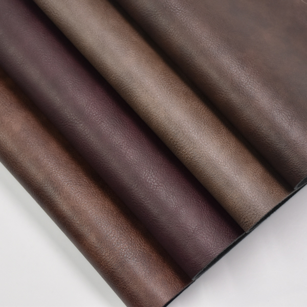 ARITIFICIAL PU LEATHER imitation Burning printing litchi emboss for shoe bag