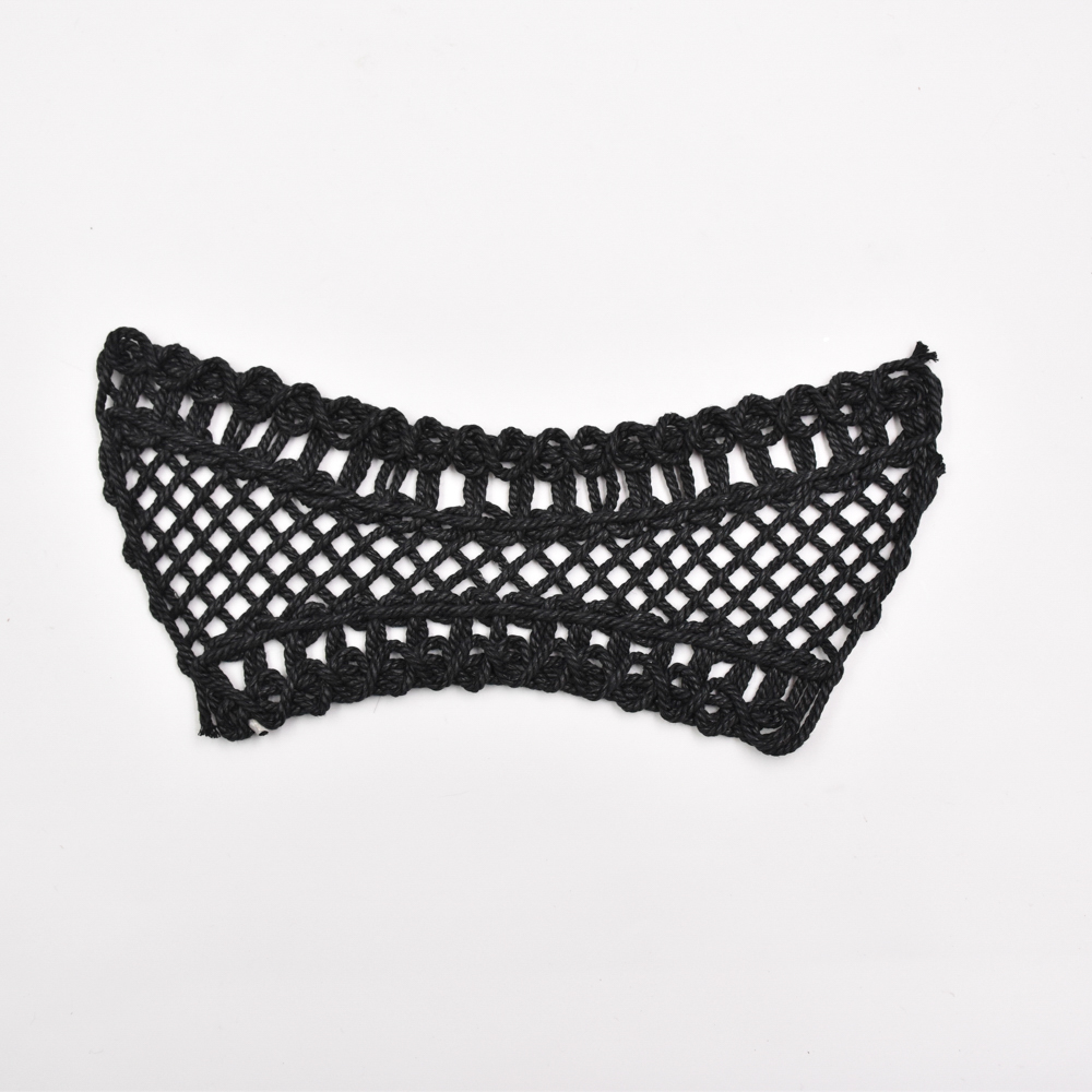 New Popular Hand Knitted Semi-finished pp Raffia Cords Embroidery Shoe Upper Material for Girls Summer Sandals