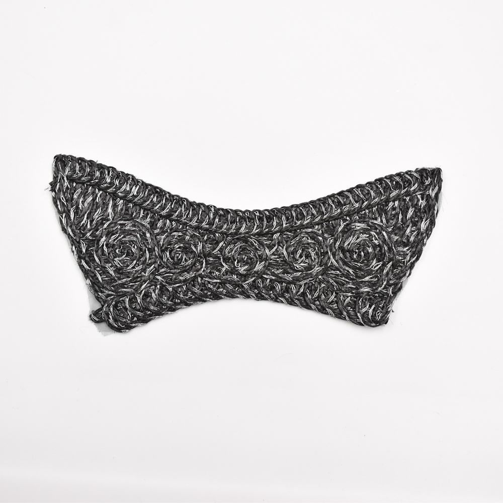 New Popular Hand Knitted Semi-finished pp Raffia Cords Embroidery Shoe Upper Material for Girls Summer Sandals