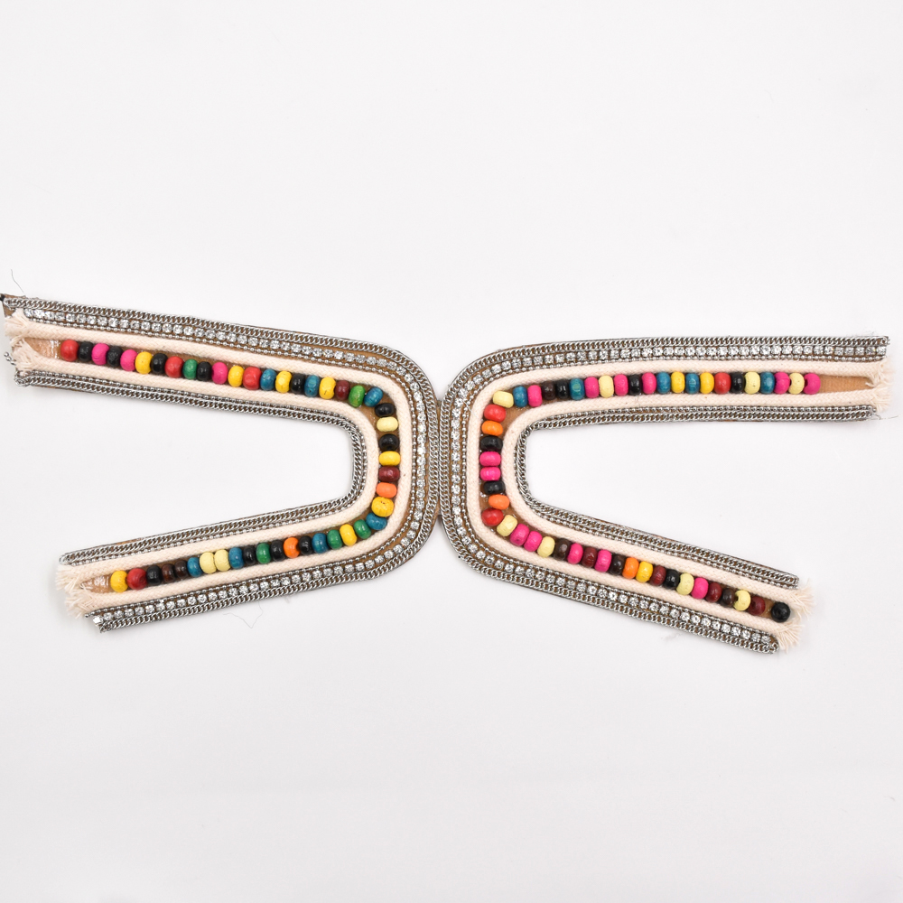 Woven PP Grass Shoe Upper Glass Diamond Rhinestone Semi-Finished Sandal Material