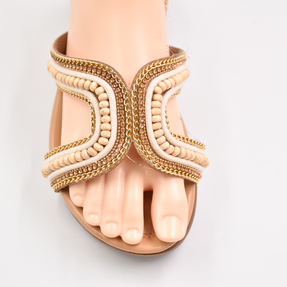 Woven PP Grass Shoe Upper Glass Diamond Rhinestone Semi-Finished Sandal Material