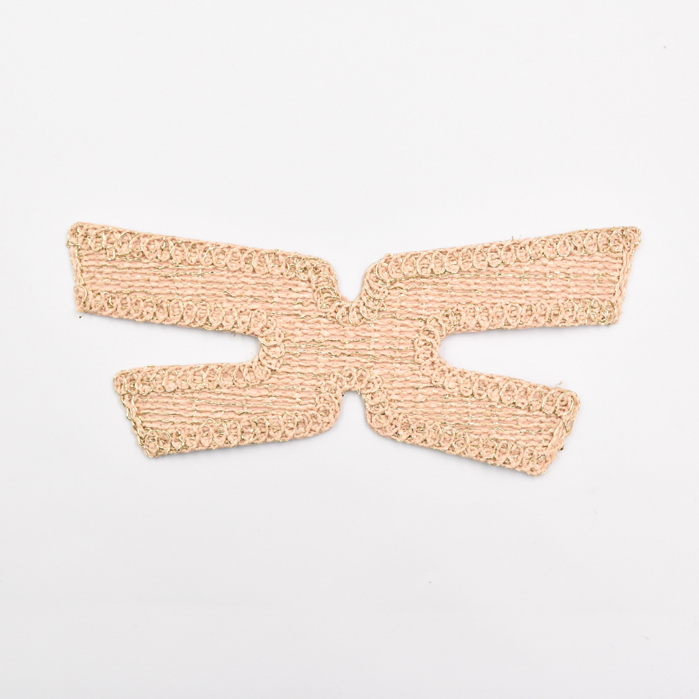 New Popular Hand Knitted Semi-finished pp Raffia Cords Embroidery Shoe Upper Material for Girls Summer Sandals