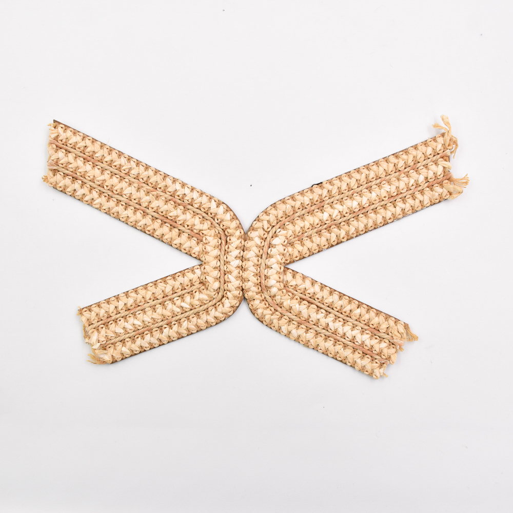 Manufacturer Wholesale Macaron Color Raffia Elastic Material Woven Ribbon Custom PP