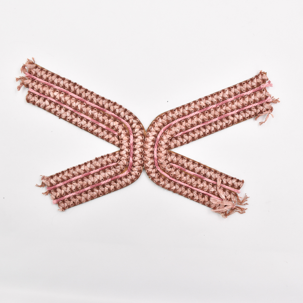 Manufacturer Wholesale Macaron Color Raffia Elastic Material Woven Ribbon Custom PP