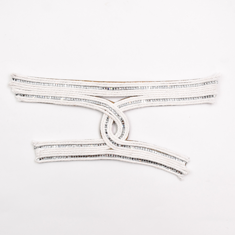 Woven PP Grass Shoe Upper Glass Diamond Rhinestone Semi-Finished Sandal Material