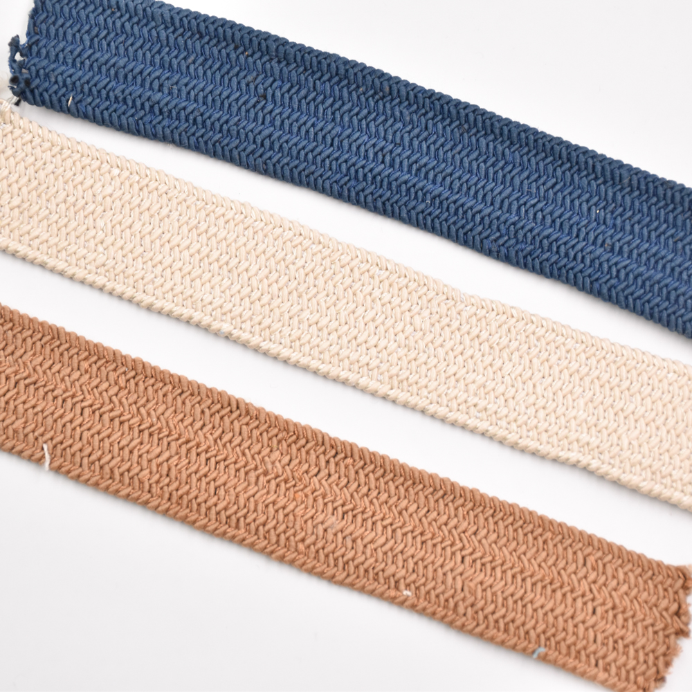 Wholesale 3CM Cotton Sewing Trims Sandals Decoration Custom Flat Braided Shoelace Strap Ribbon Semi Accessory Jacquard Webbing