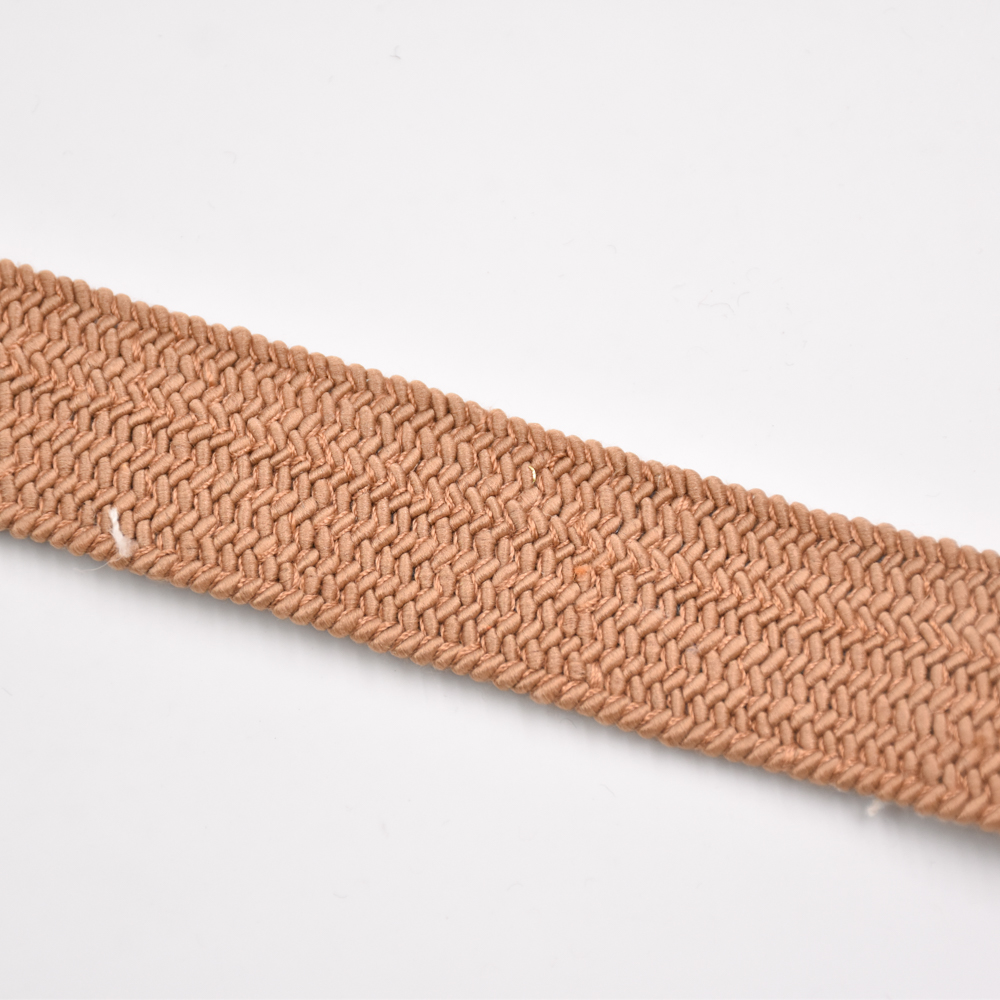 Wholesale 3CM Cotton Sewing Trims Sandals Decoration Custom Flat Braided Shoelace Strap Ribbon Semi Accessory Jacquard Webbing