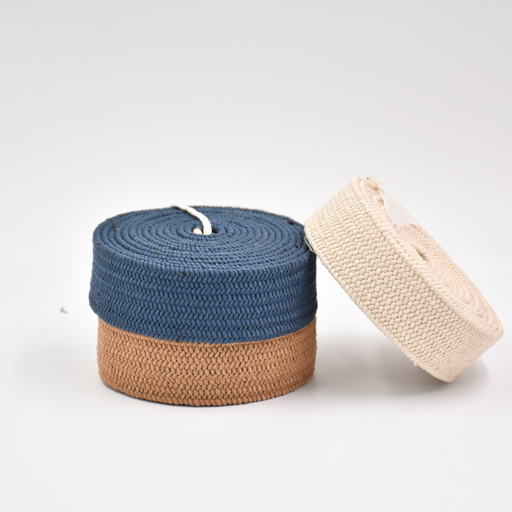 Wholesale 3CM Cotton Sewing Trims Sandals Decoration Custom Flat Braided Shoelace Strap Ribbon Semi Accessory Jacquard Webbing