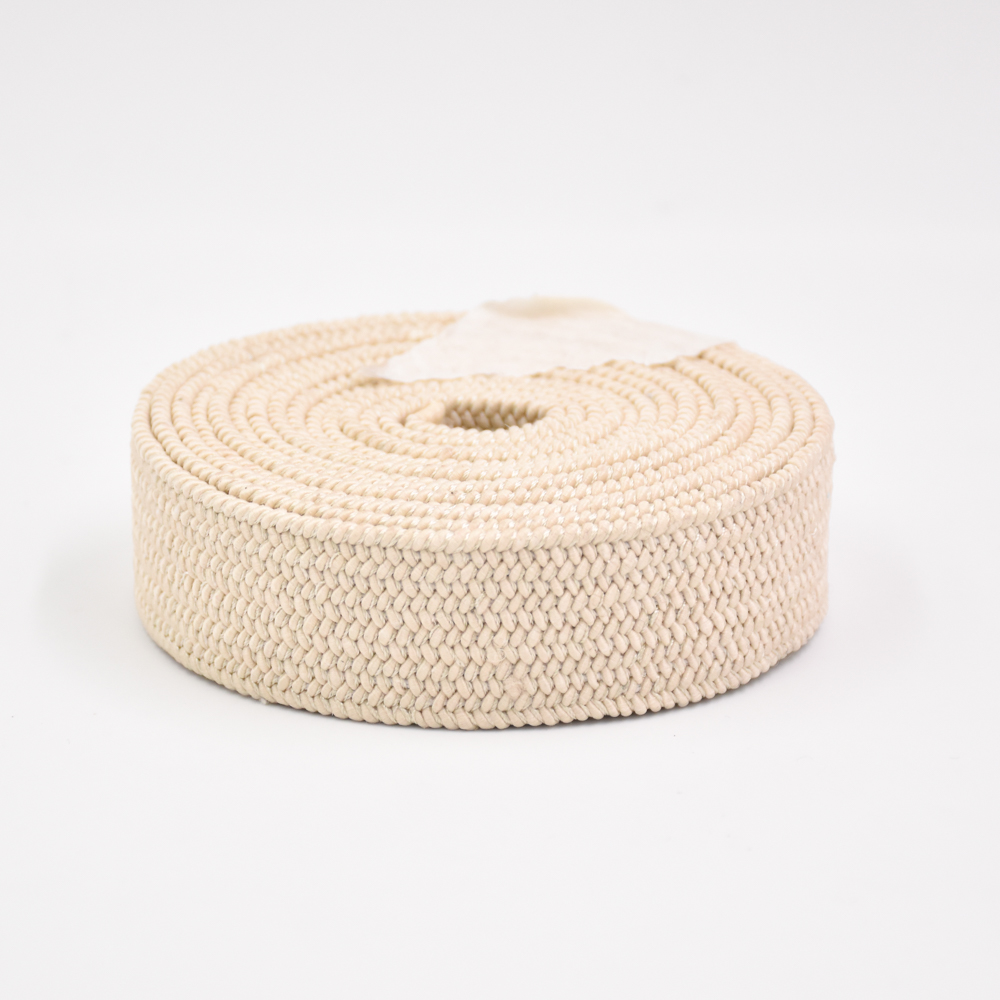 Wholesale 3CM Cotton Sewing Trims Sandals Decoration Custom Flat Braided Shoelace Strap Ribbon Semi Accessory Jacquard Webbing