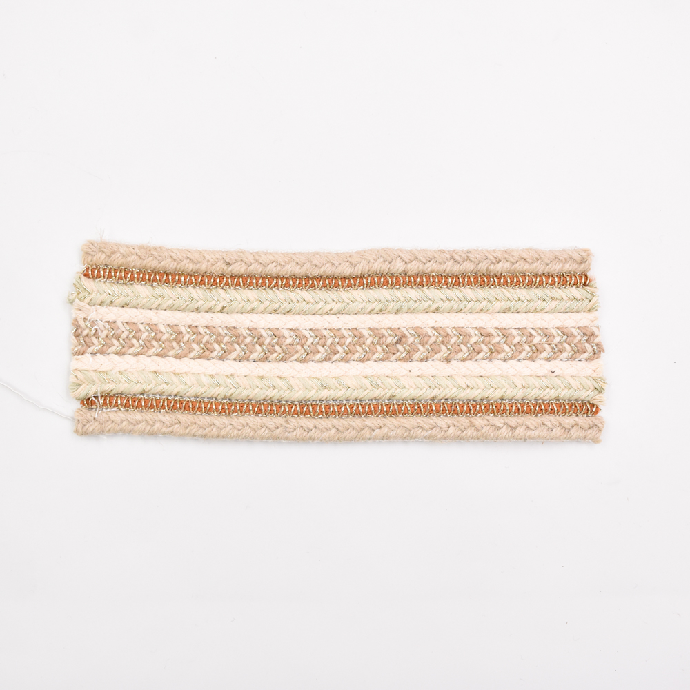 Wholesale 7.6CM Cotton Sewing Trims Sandals Decoration Custom Flat Braided Shoelace Strap Ribbon Semi Accessory Jacquard Webbing