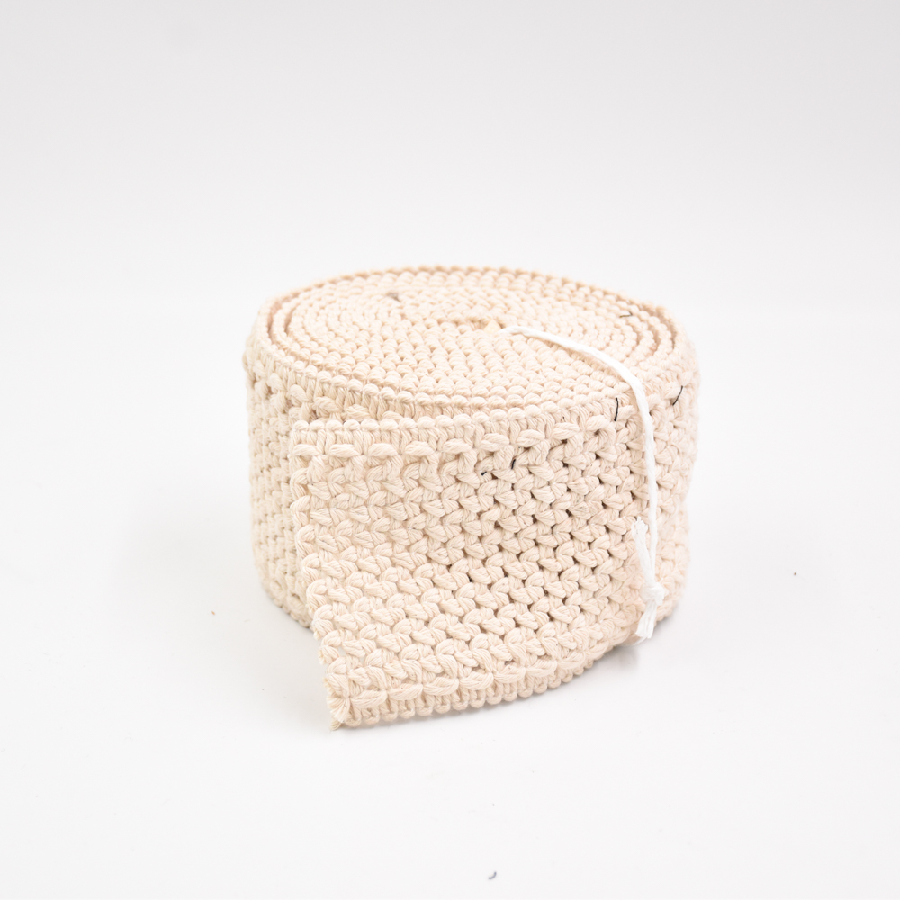 Wholesale 8.5CM Cotton Sewing Trims Sandals Decoration Custom Flat Braided Shoelace Strap Ribbon Semi Accessory Jacquard Webbing