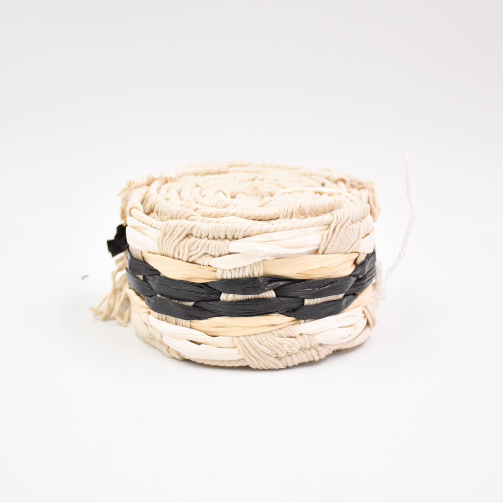 Wholesale 7CM pp Grass Sewing Trims Sandals Decoration Custom Flat Braided Shoelace Strap Ribbon Semi Accessory for Sandal