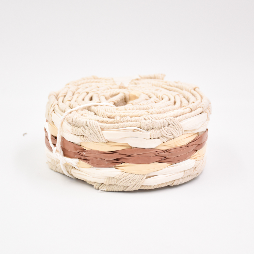 Wholesale 7CM pp Grass Sewing Trims Sandals Decoration Custom Flat Braided Shoelace Strap Ribbon Semi Accessory for Sandal