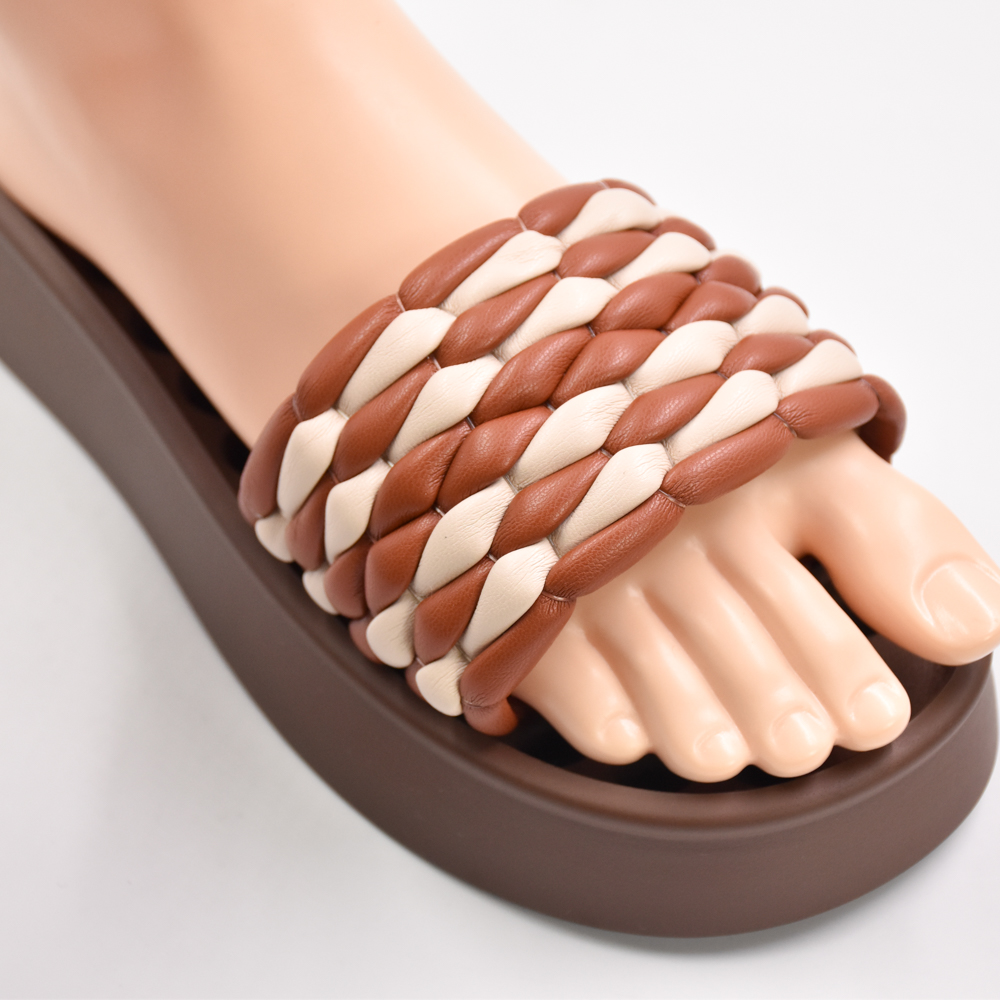 Wholesale 6CM Pu Leather Sewing Trims Sandals Decoration Custom Flat Braided Shoelace Strap Ribbon Semi Accessory for sandal