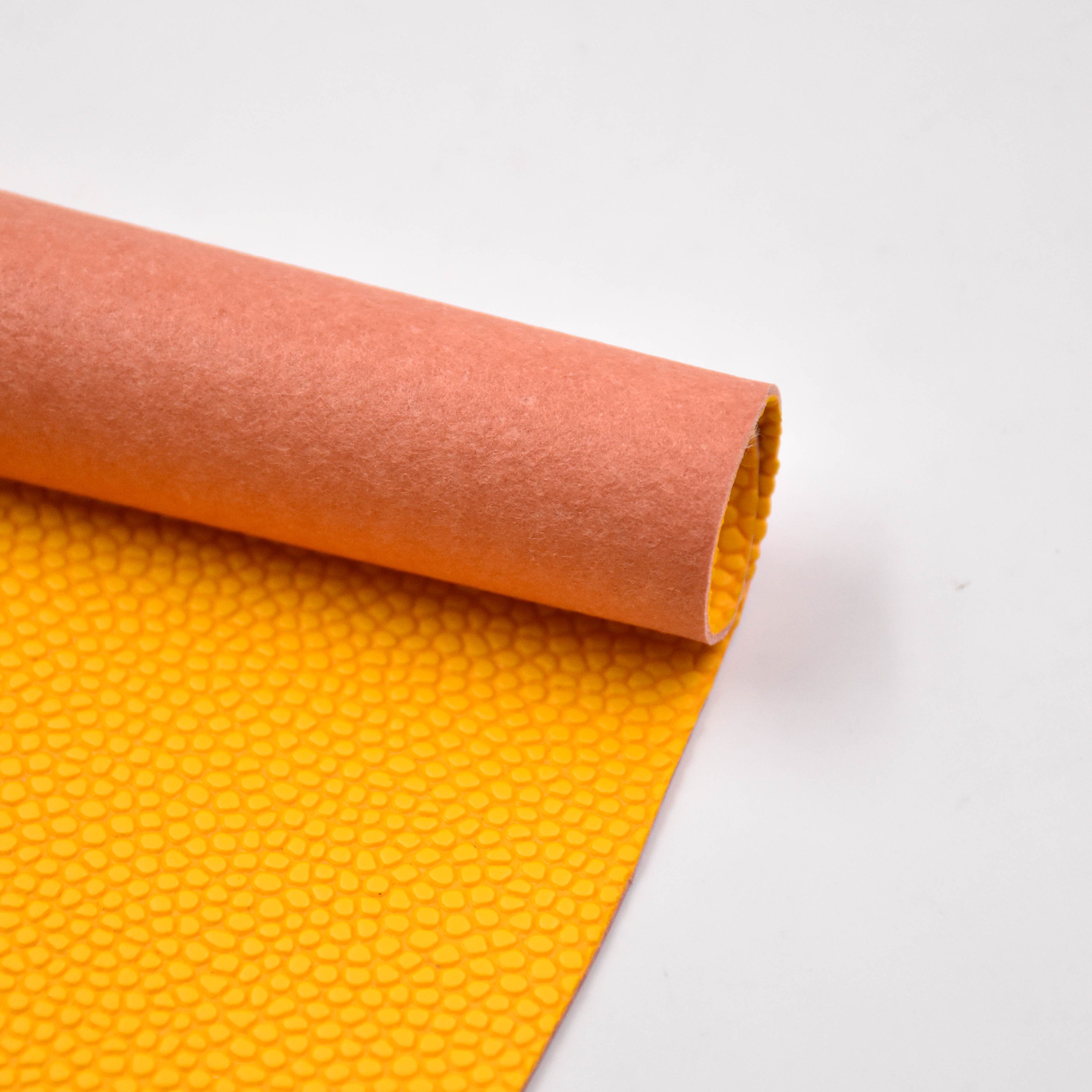 wholesale faux leather fabric Veneer PVC leather for Basketball