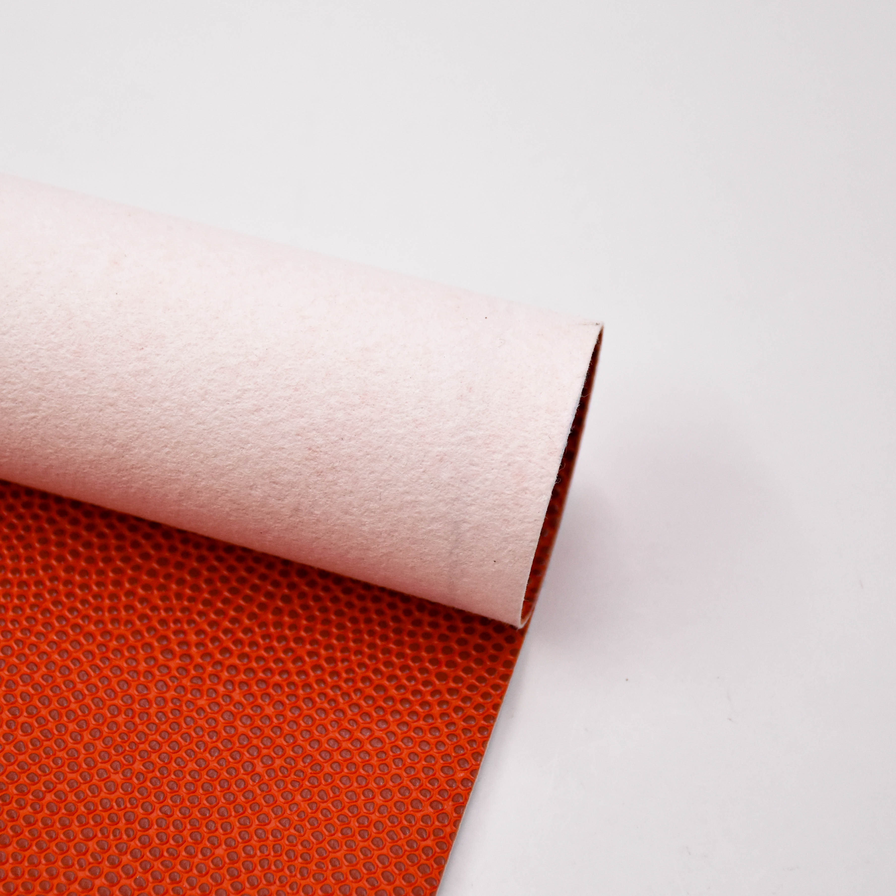 wholesale faux leather fabric Veneer PVC leather for Basketball