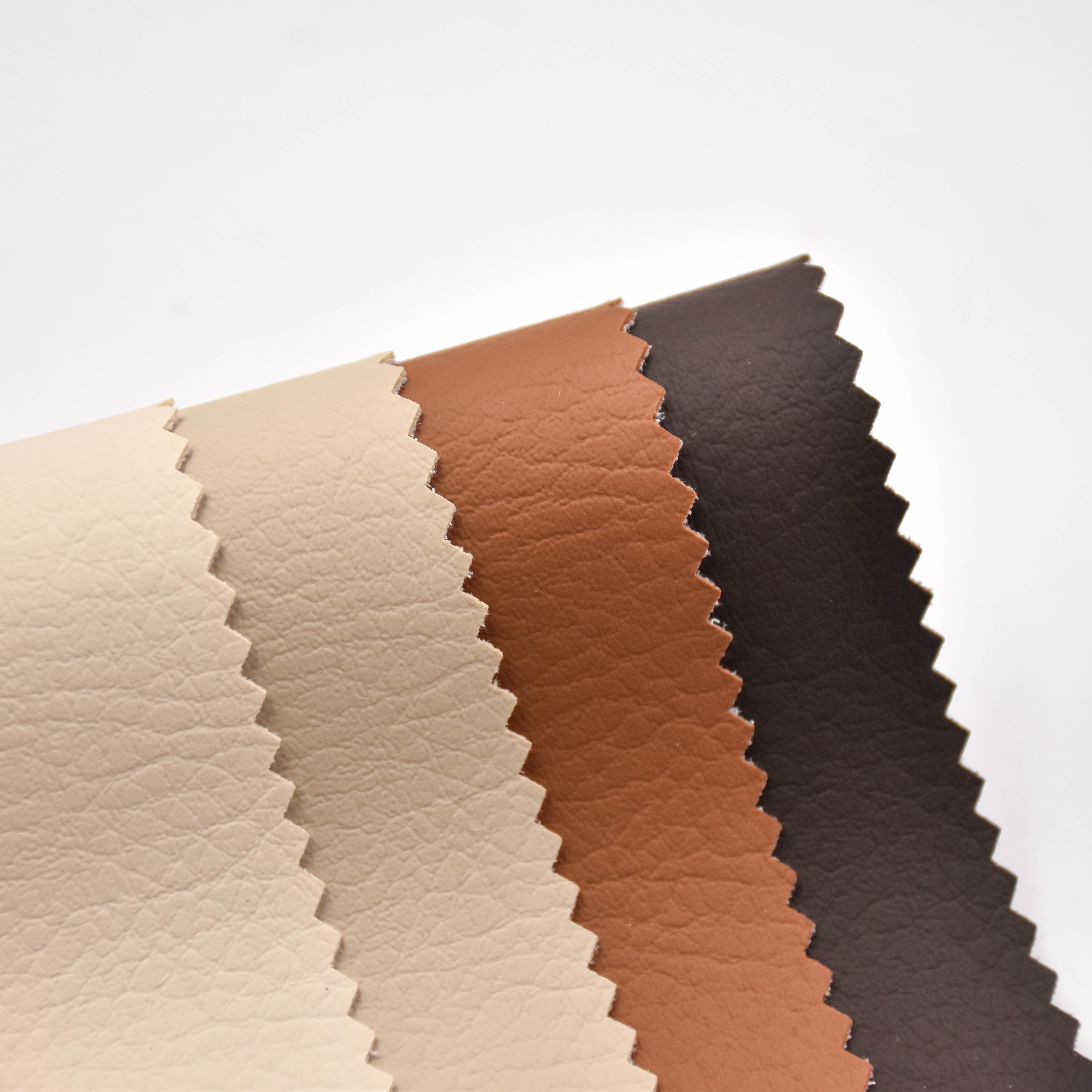 Aritificial PVC leather Multiple color embossing techniques for sofa