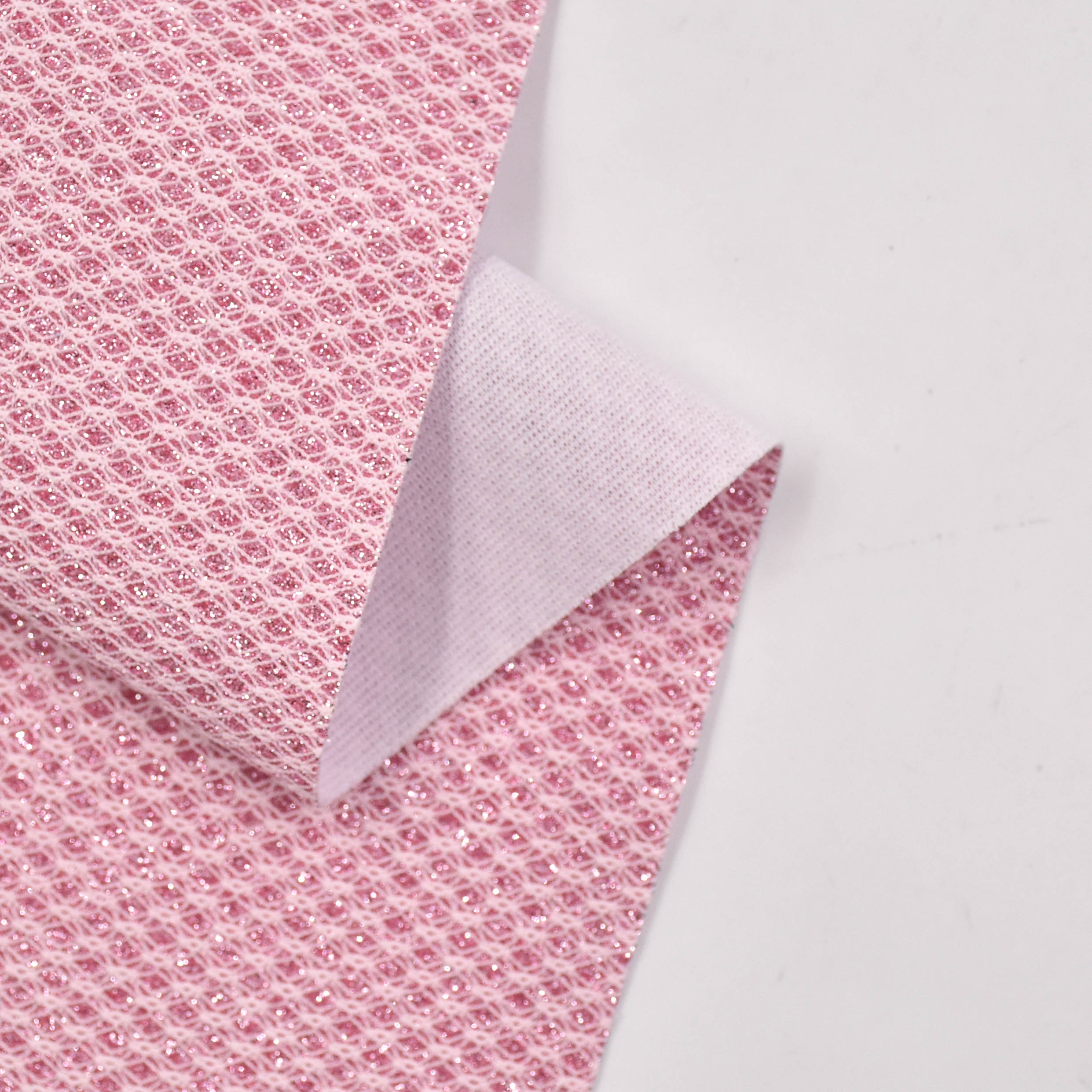 wholesale faux leather fabric Glitter PU leather for bag