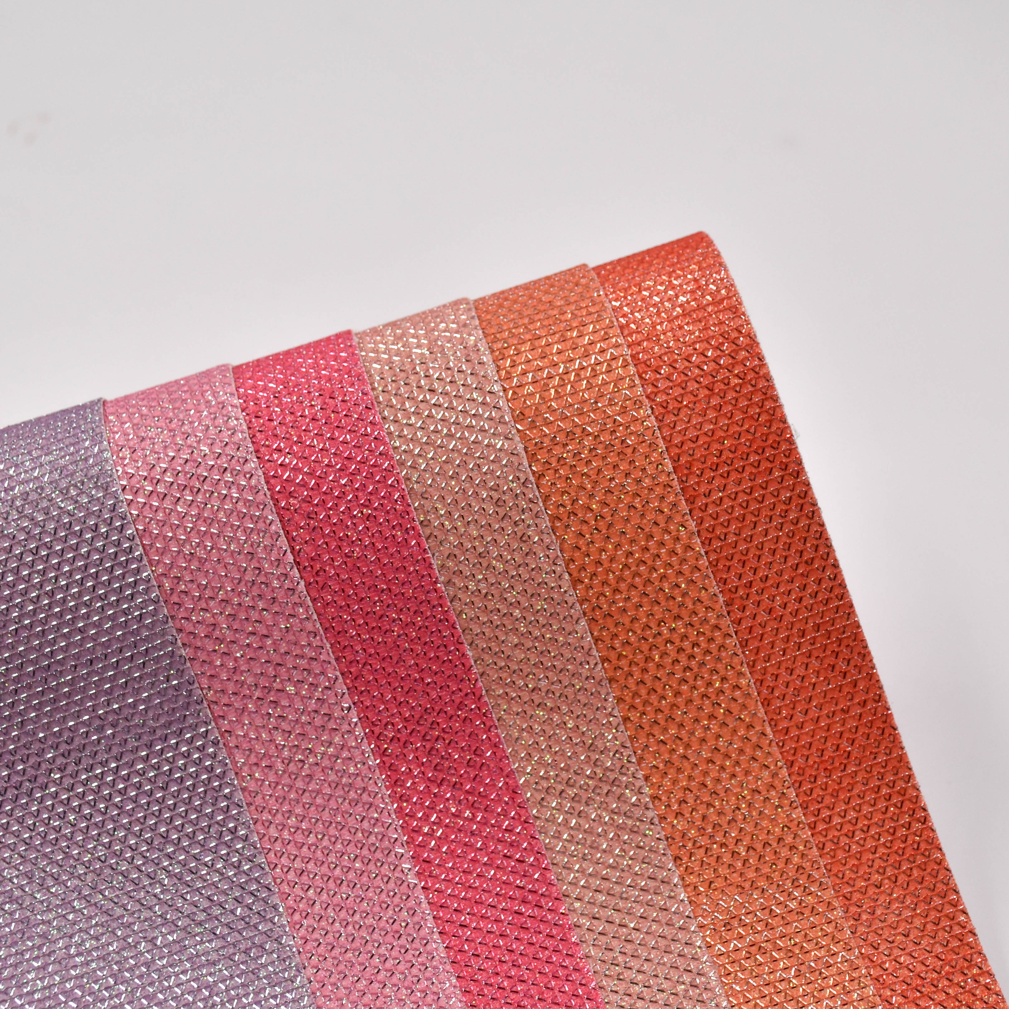 wholesale faux leather fabric Glitter PU leather for bag