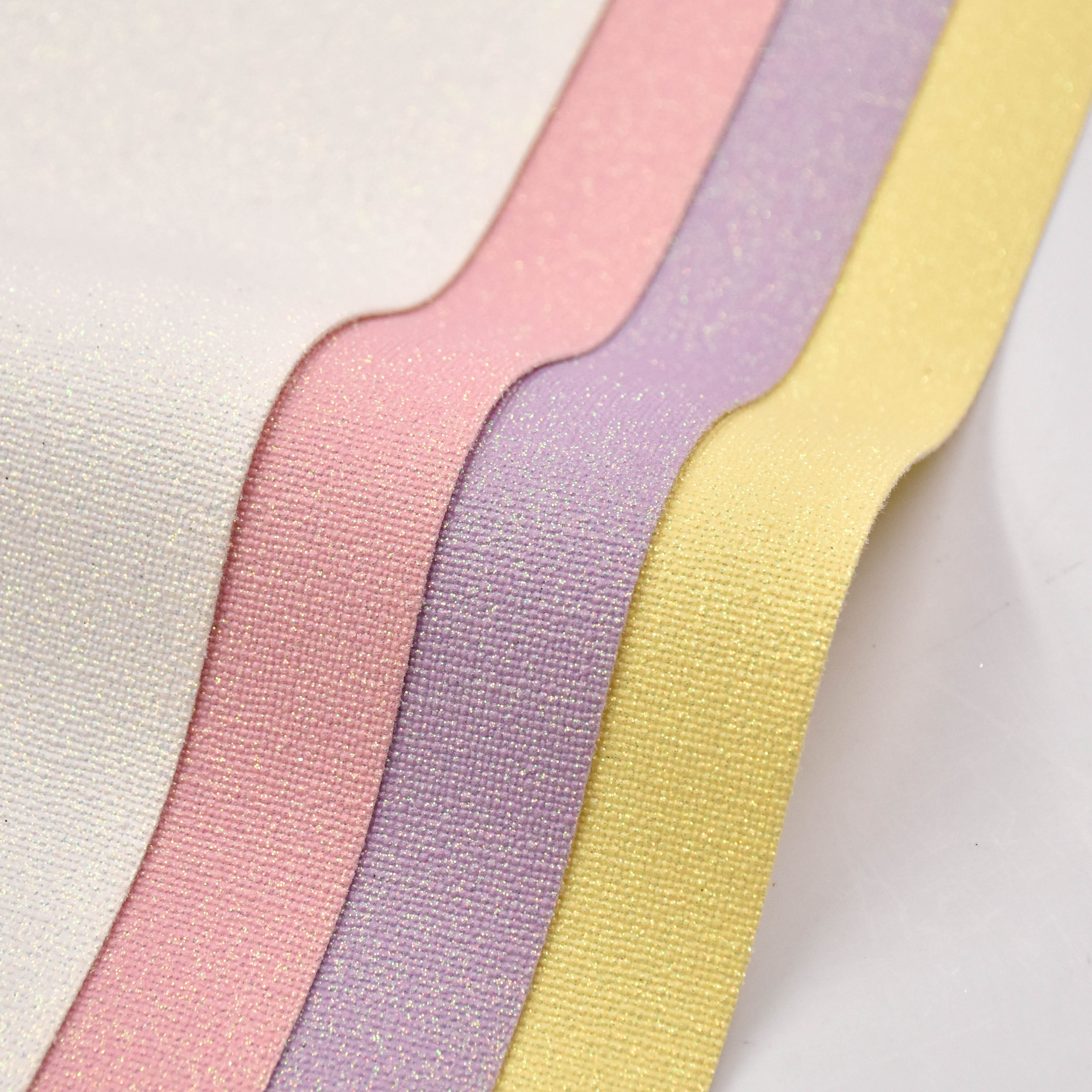 wholesale faux leather fabric Glitter PVC leather for bag