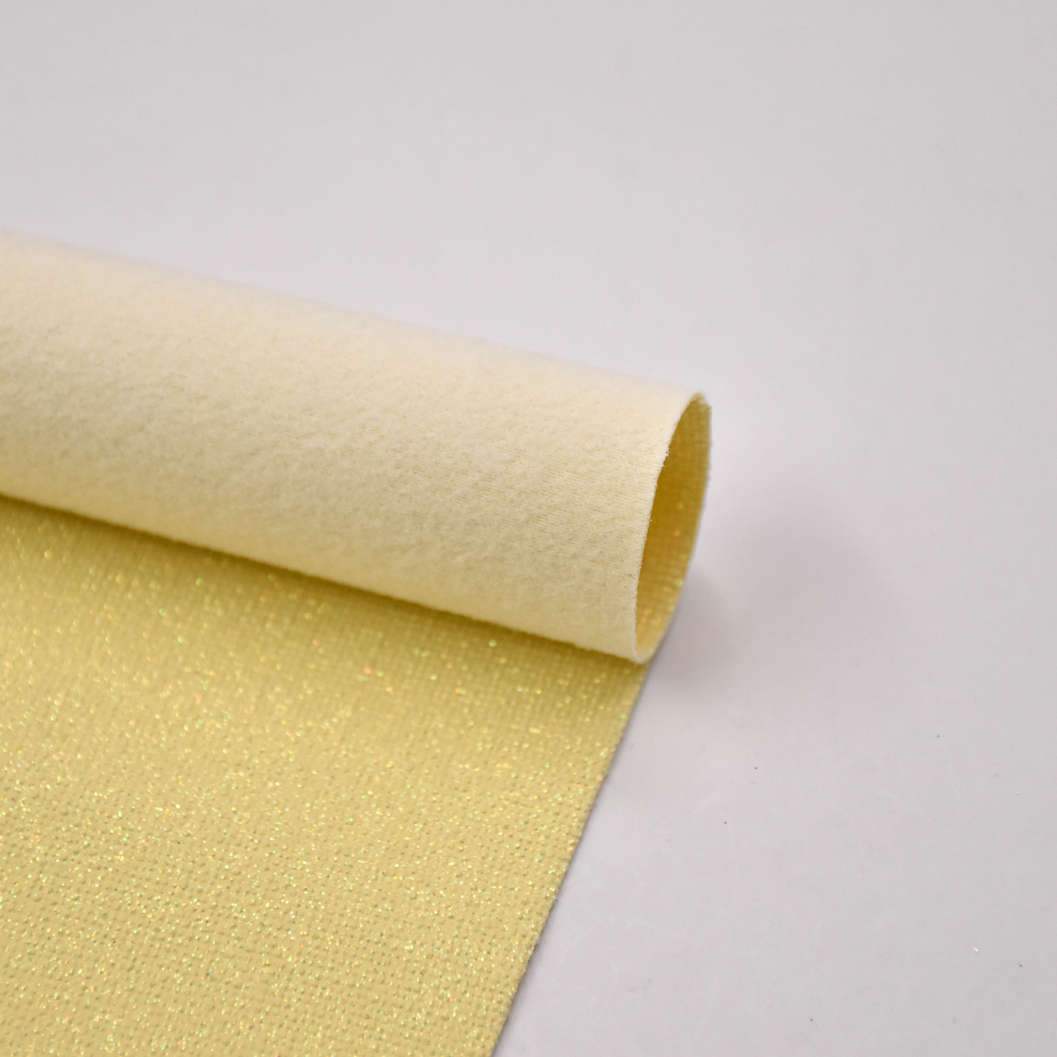 wholesale faux leather fabric Glitter PVC leather for bag