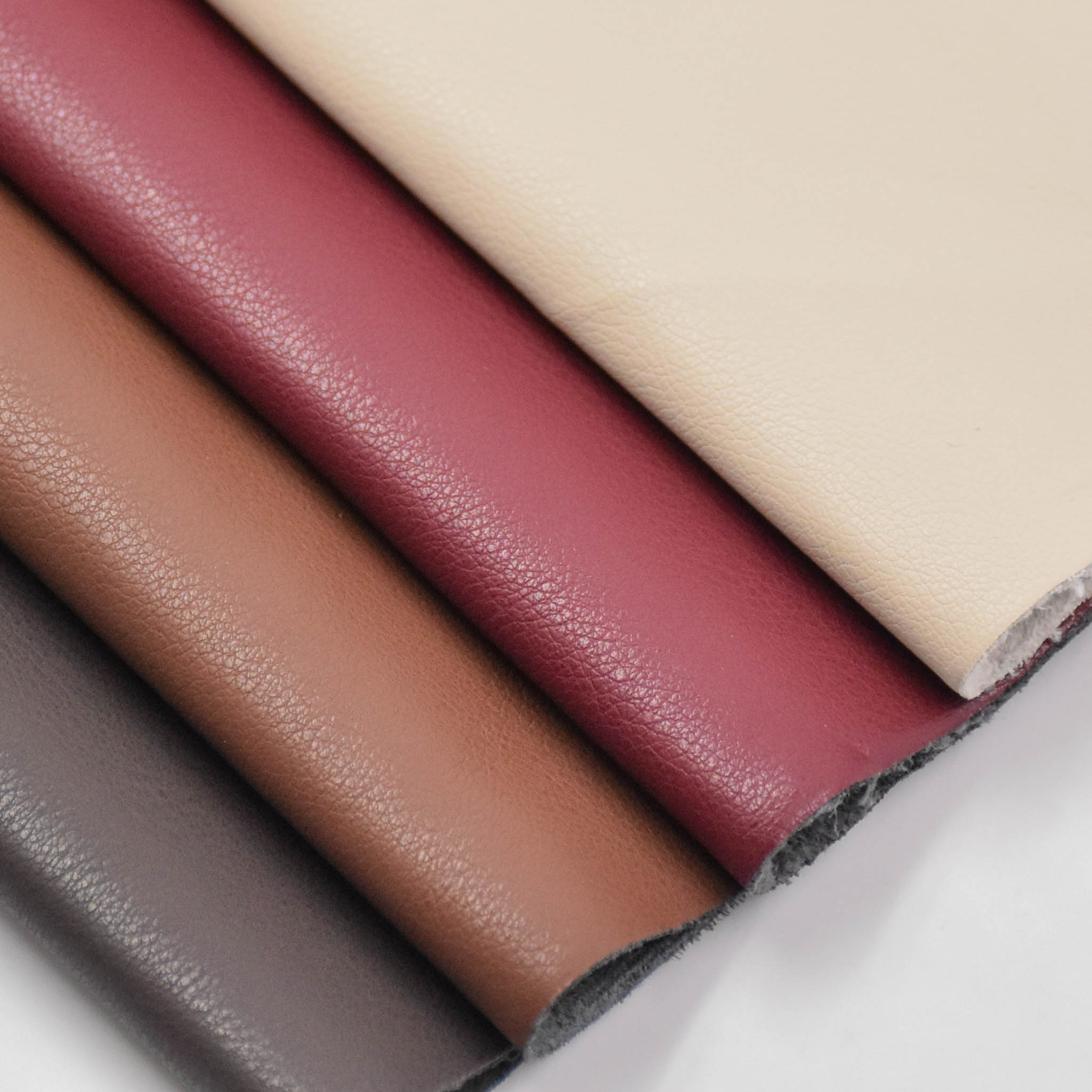 Suede bottom PU leather for garment