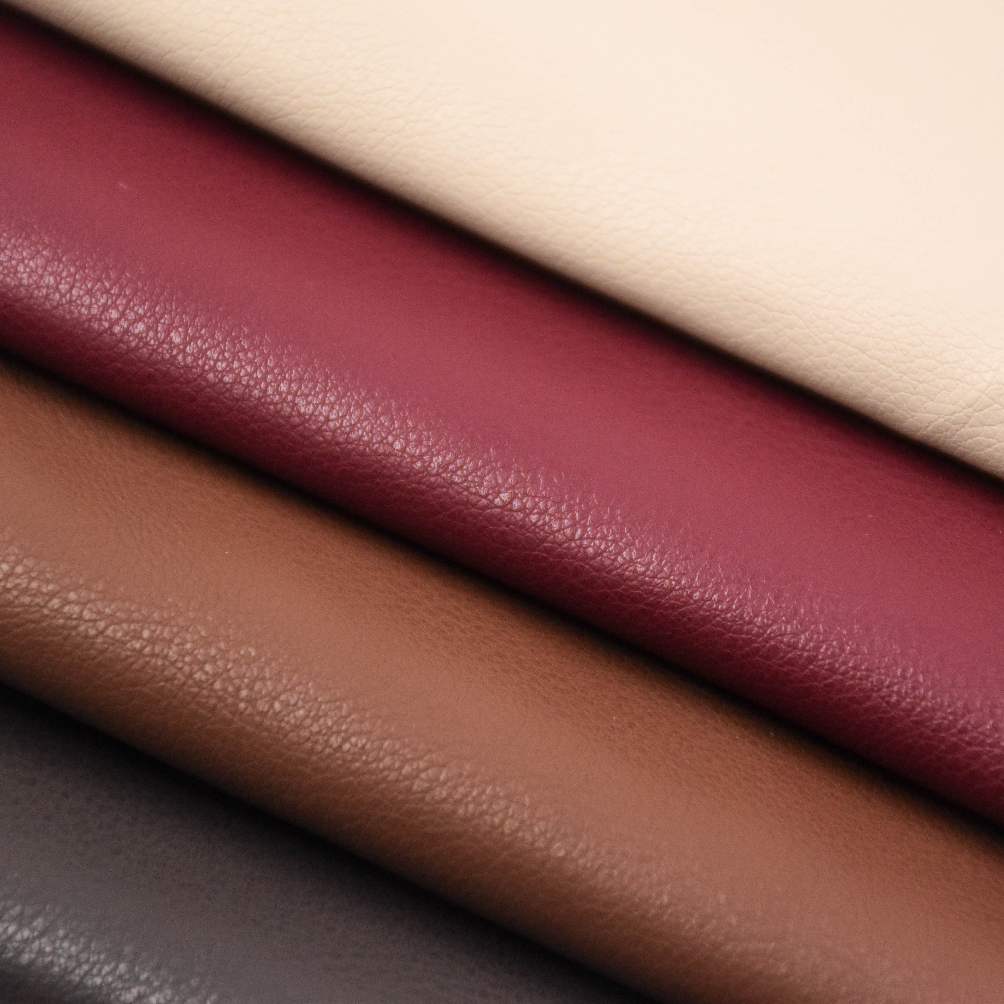 Suede bottom PU leather for garment