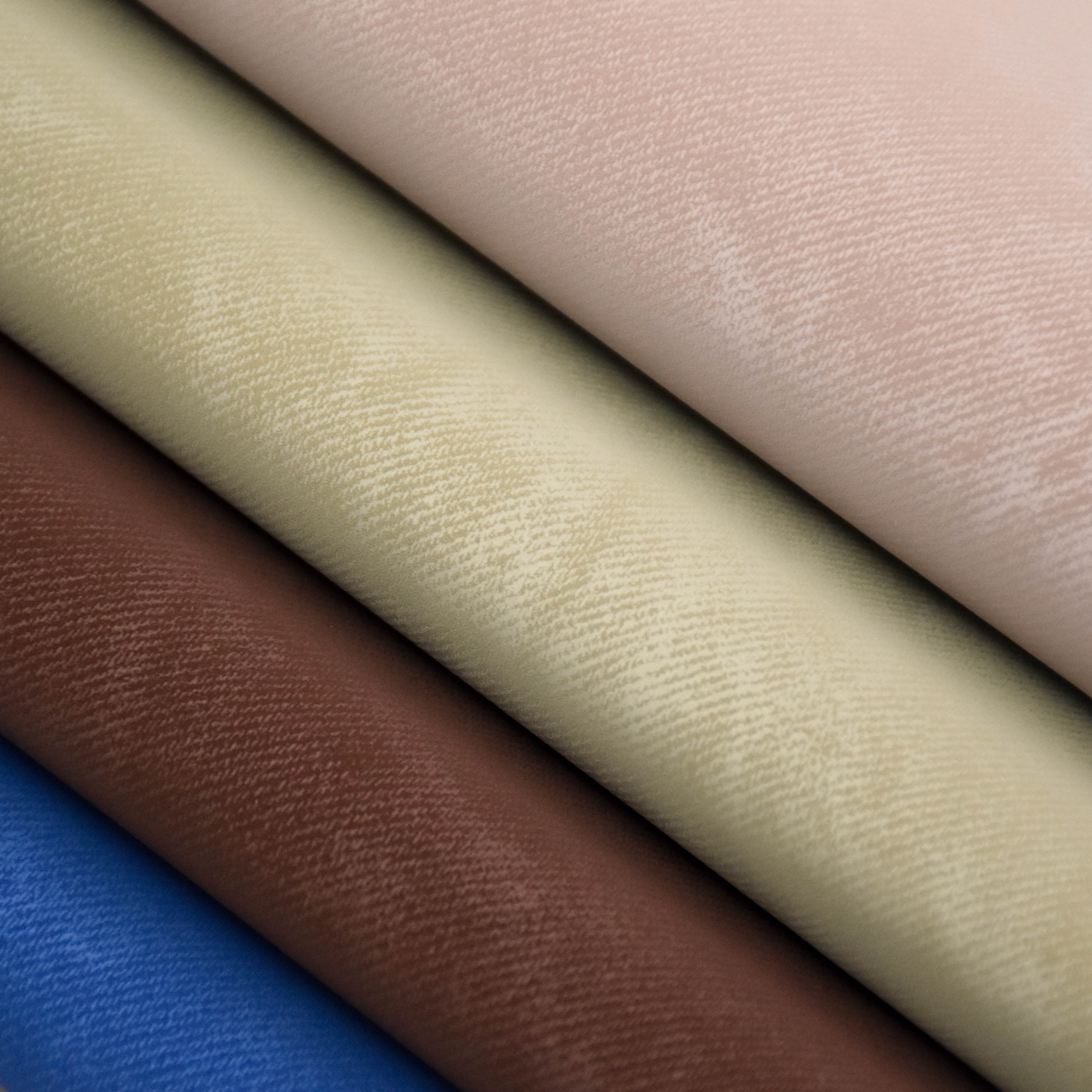 PU leather with printed embossing for notebook