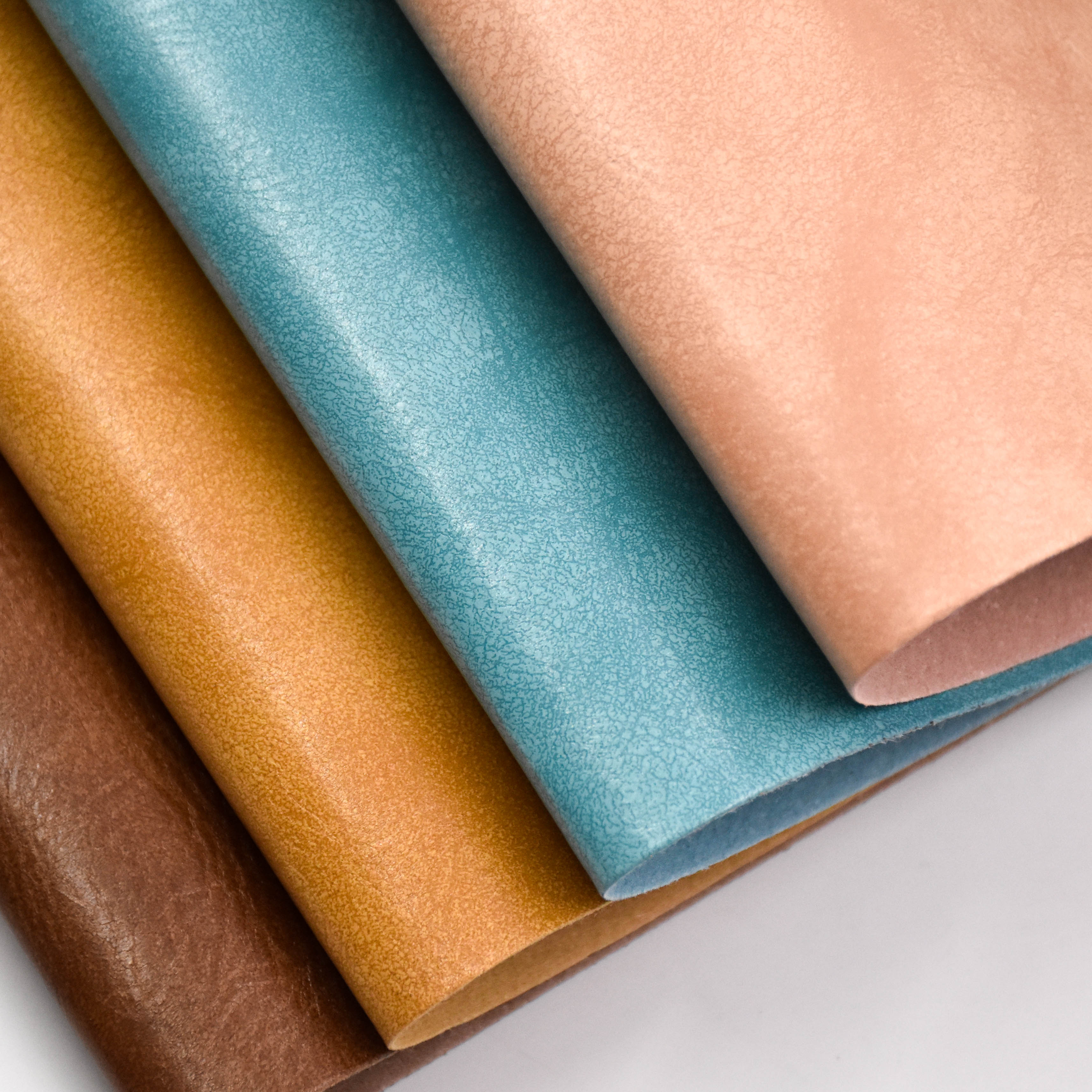 emboss artificial pu leather is used for notebook