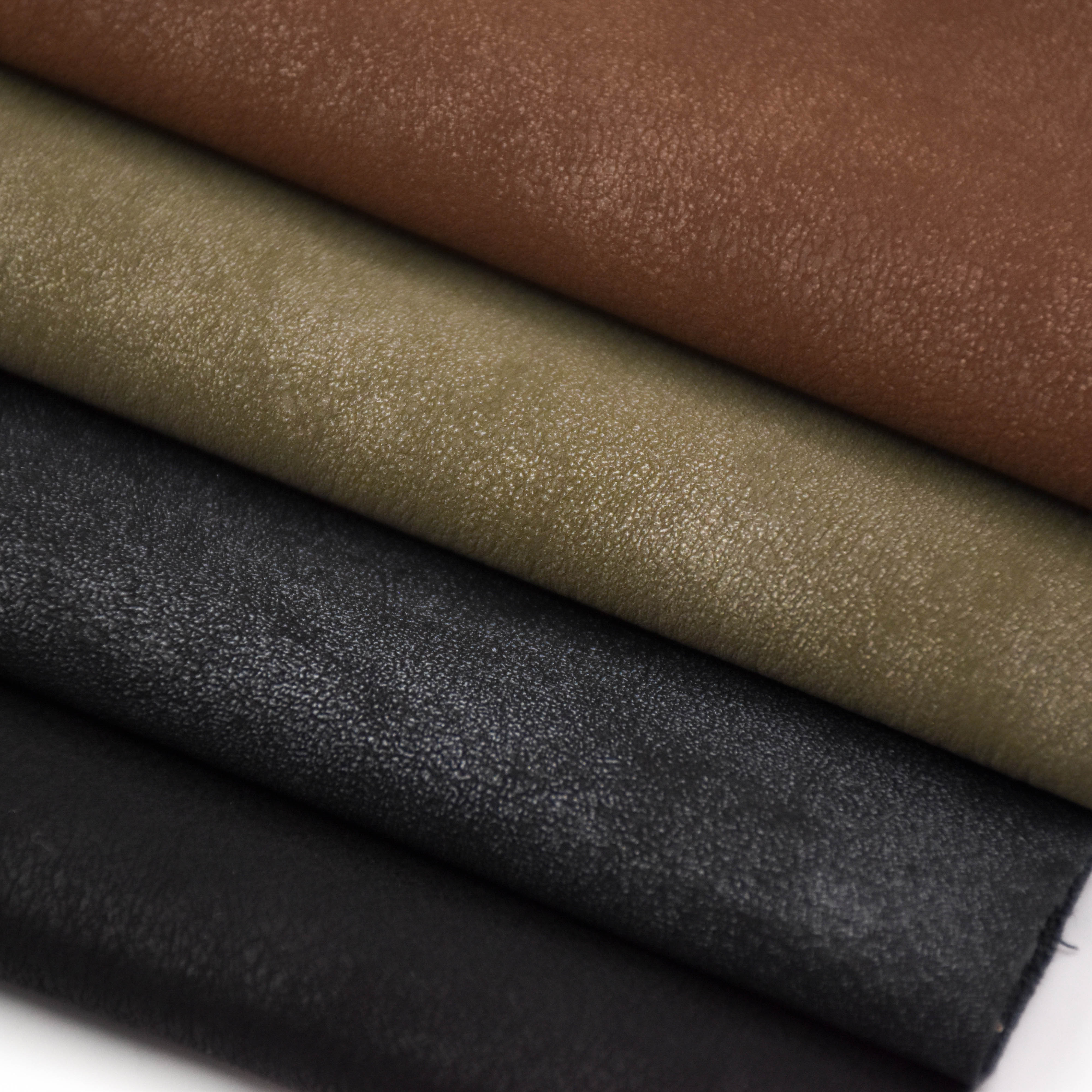 printed faux leather fabric PU leather is used for Garment