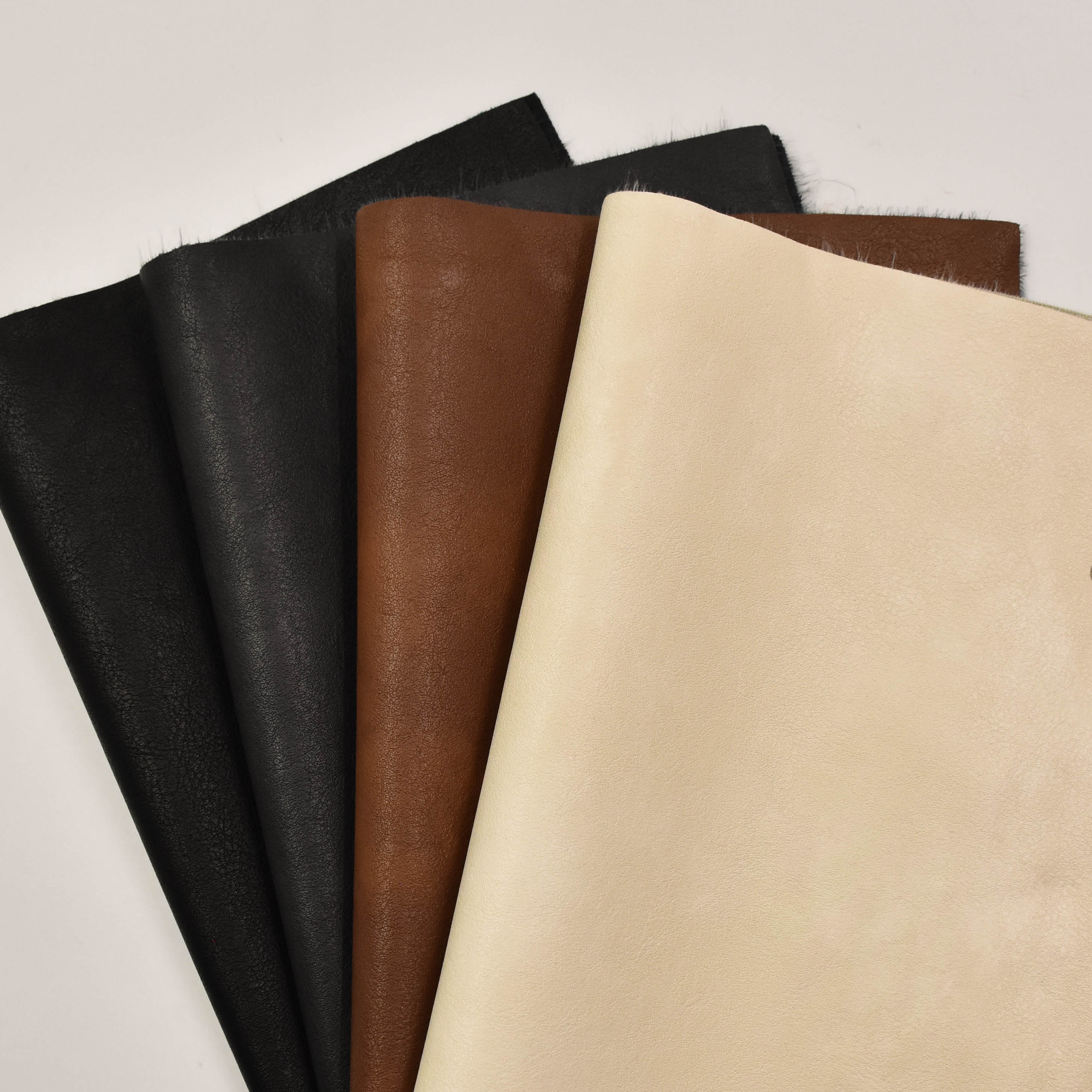 wholesale faux leather fabric printed pu leather is used for Garment