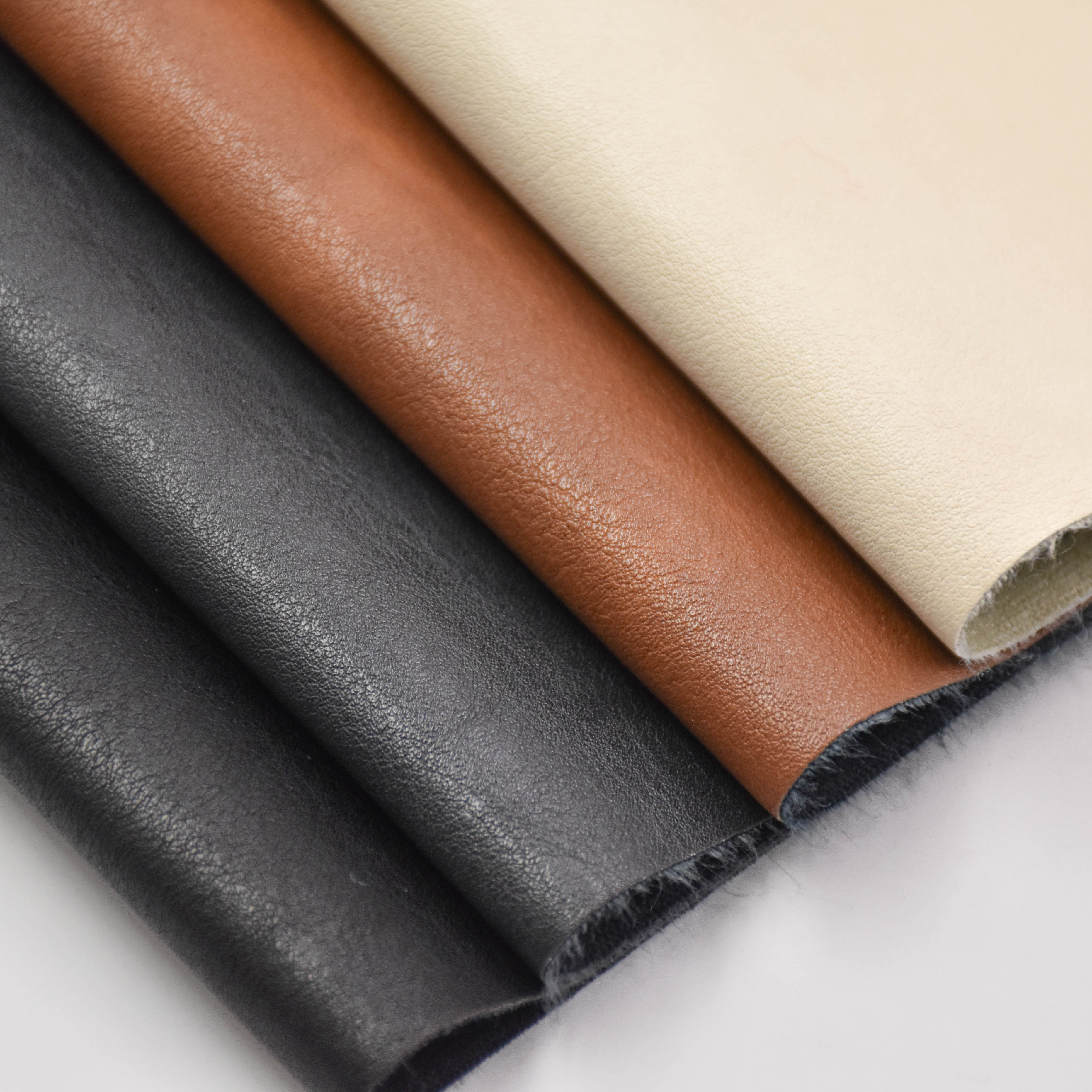 wholesale faux leather fabric printed pu leather is used for Garment