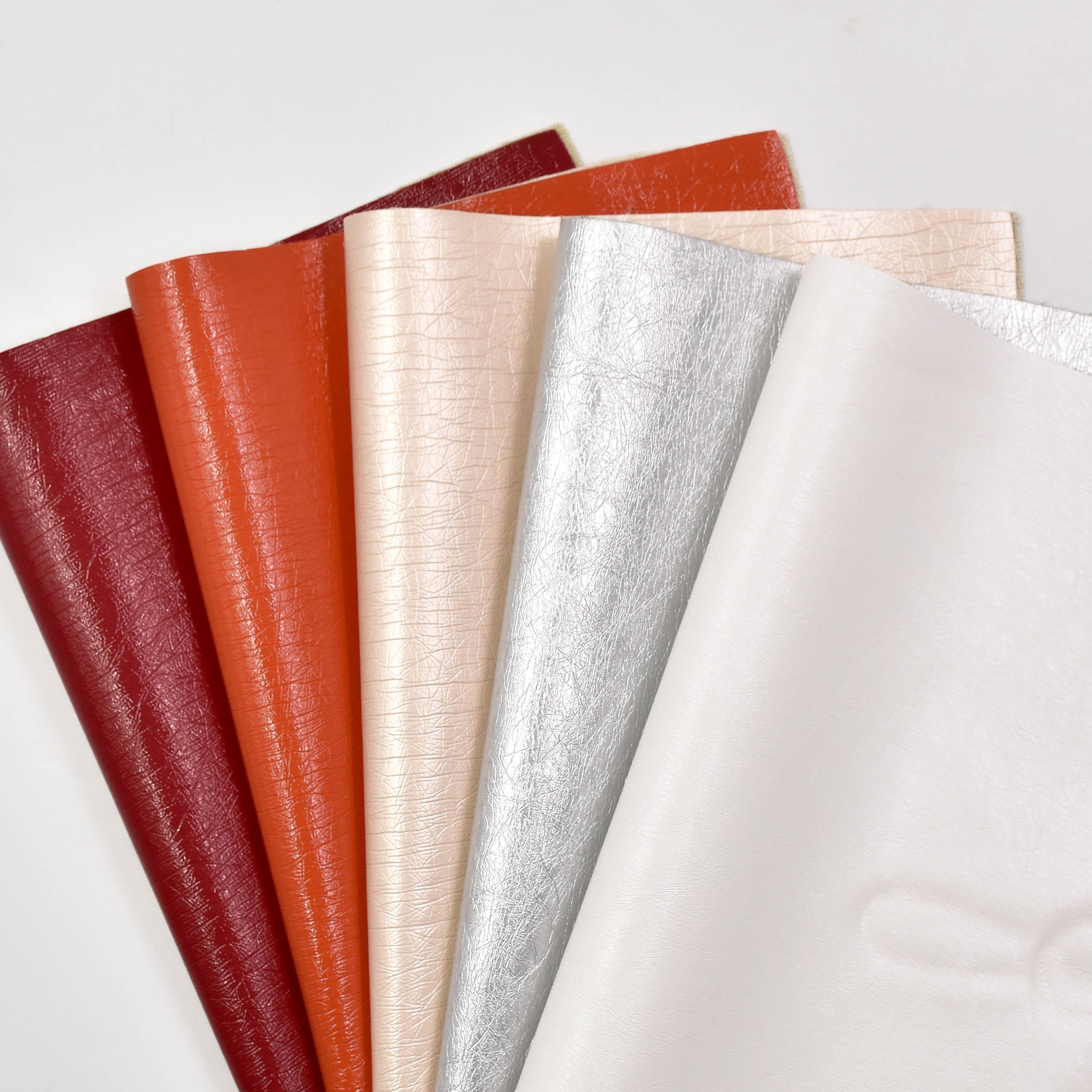 Mirror-finish leather PU artificial leather is used for Garment