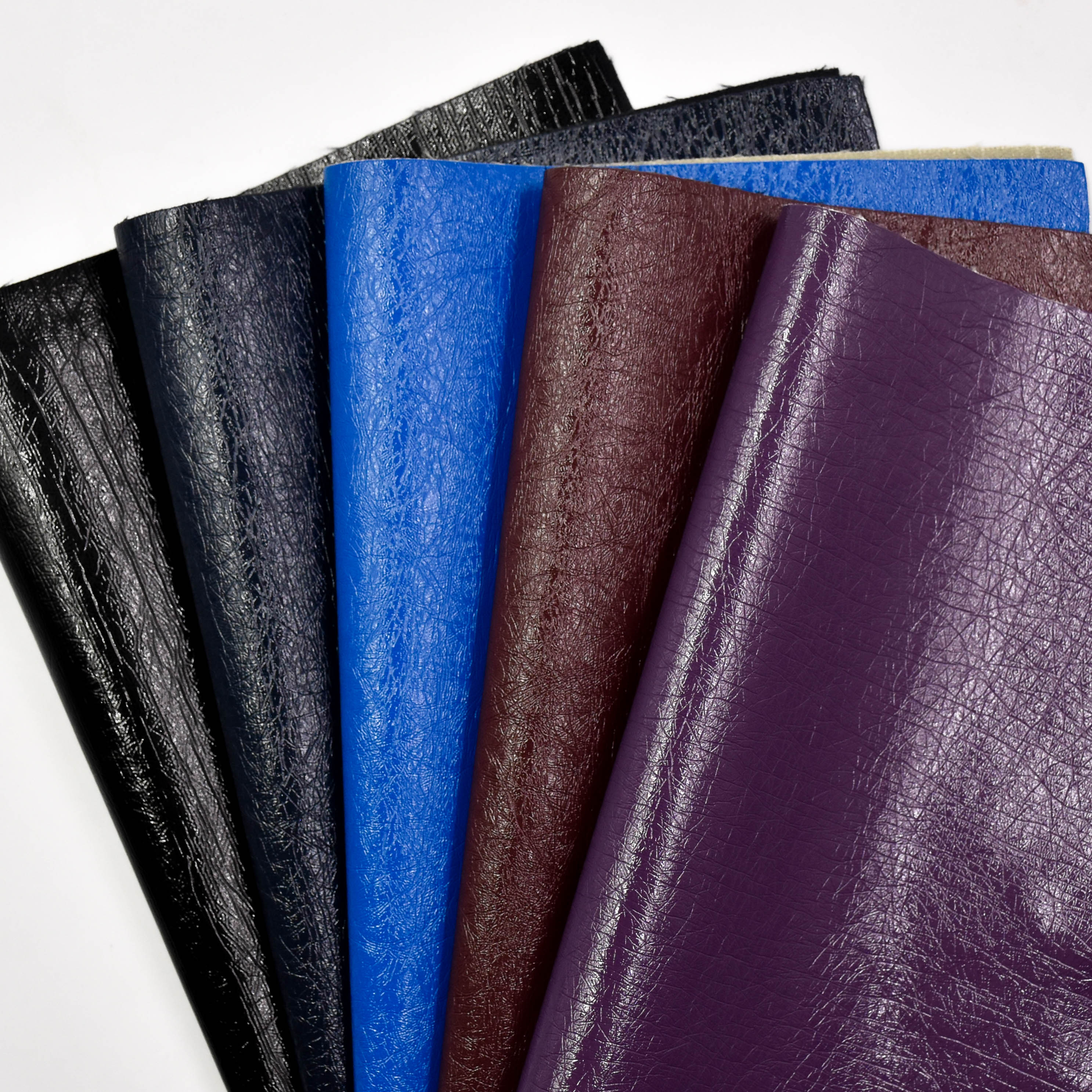 Mirror-finish leather PU artificial leather is used for Garment